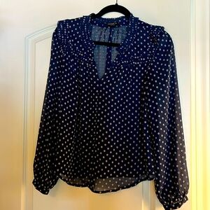 Current Air blouse. Navy blue.